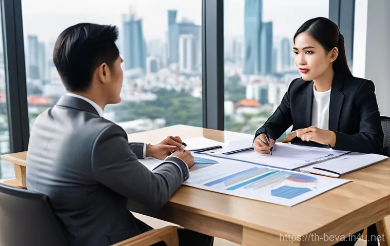 건축평가사의 주요 업무 분야 - **Prompt:** A highly detailed, realistic image of a professional real estate appraiser (Thai, 30s-40...